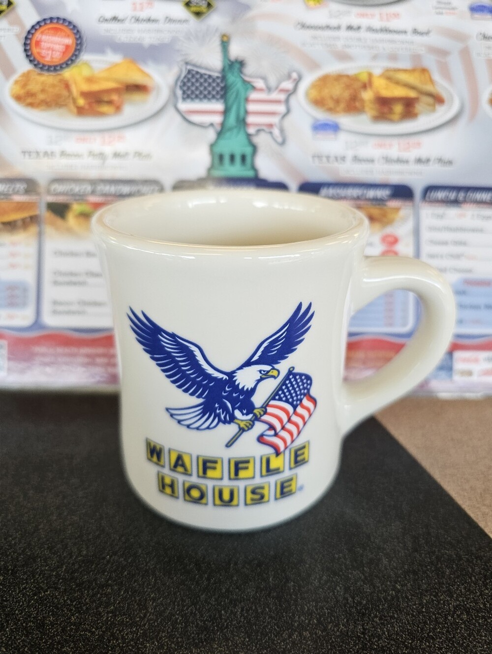 Waffle House 2026 Patriotic Coffee Mug America's Place Since 1955